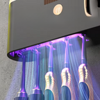 Sterilizzatore per spazzolino - ricaricabile, portaspazzolino con sterilizzatore UV incorporato