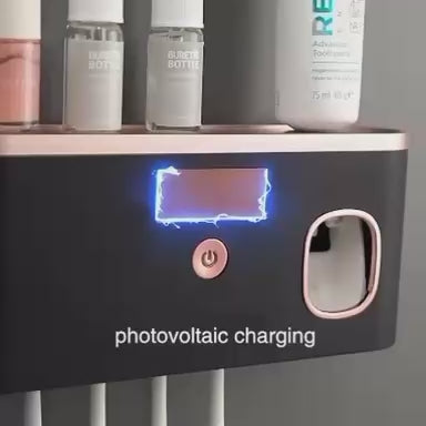 Sterilizzatore per spazzolino - ricaricabile, portaspazzolino con sterilizzatore UV incorporato